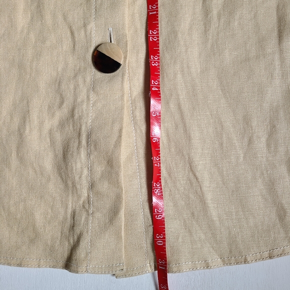 NICHOLAS 100% linen midi skirt - Picture 6 of 12